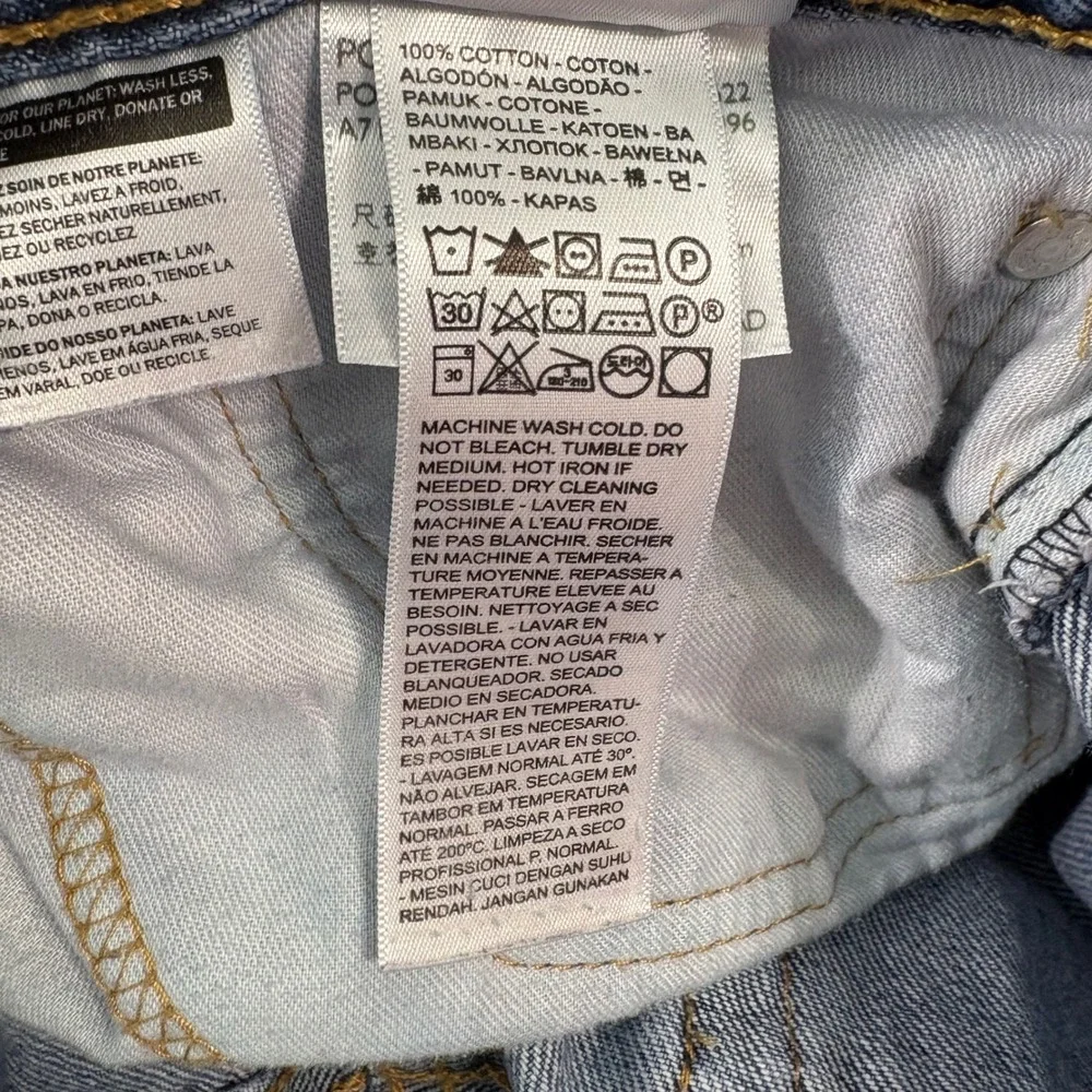 Levi Jeans Mens 34 Blue 550 Relaxed Fit Tapered Leg Medium Wash Denim Everyday